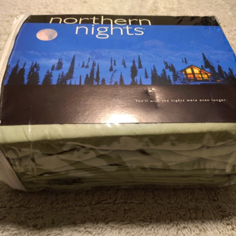 Flannel Twin sheet set - sage